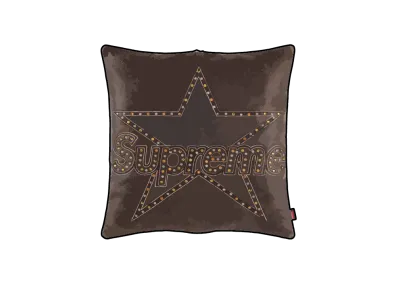 Supreme x B.B. Simon Vanson Leathers Pillow "Brown"