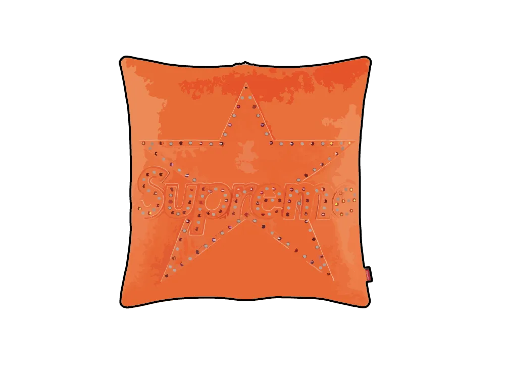 Supreme x B.B. Simon Vanson Leathers Pillow "Orange"