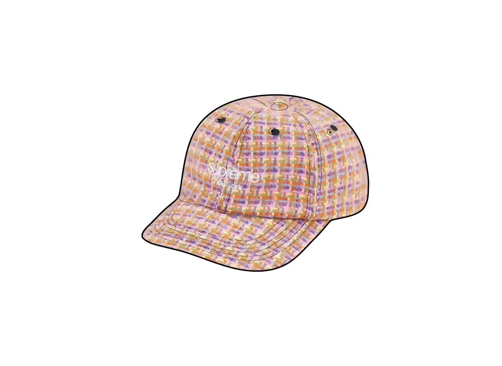 Supreme x Harris Tweed 6-Panel "Yellow"