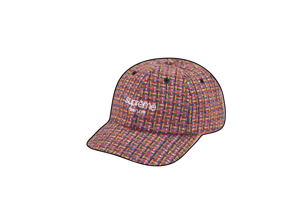 Supreme x Harris Tweed 6-Panel "Red"