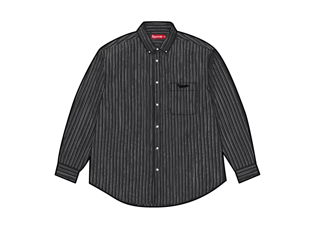 Supreme Pinstripe Shirt 