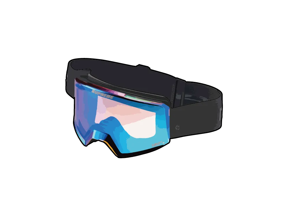 Supreme 100% NORG Goggles "Black"