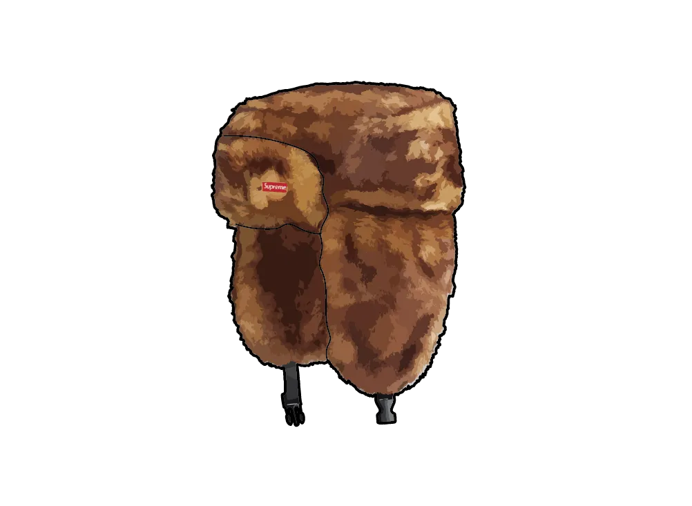 Supreme Ushanka Hat (25FW) "Brown"