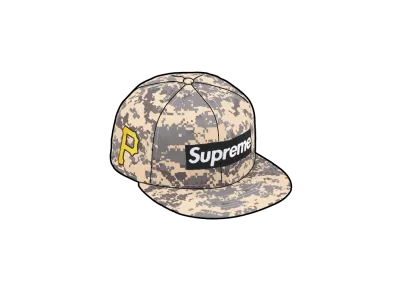 Supreme x MLB x New Era Teams Box Logo Pittsburgh Pirates "Digi Camo"