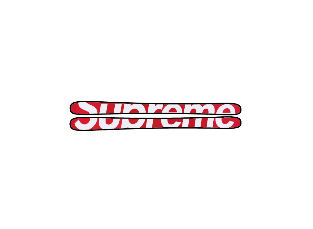 Supreme x Volkl Skis "Red"