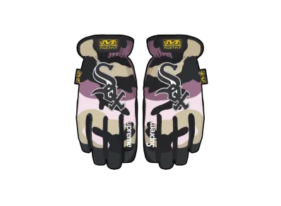 Supreme x Mechanix x MLB FastFit Teams Gloves "Pink Camo"