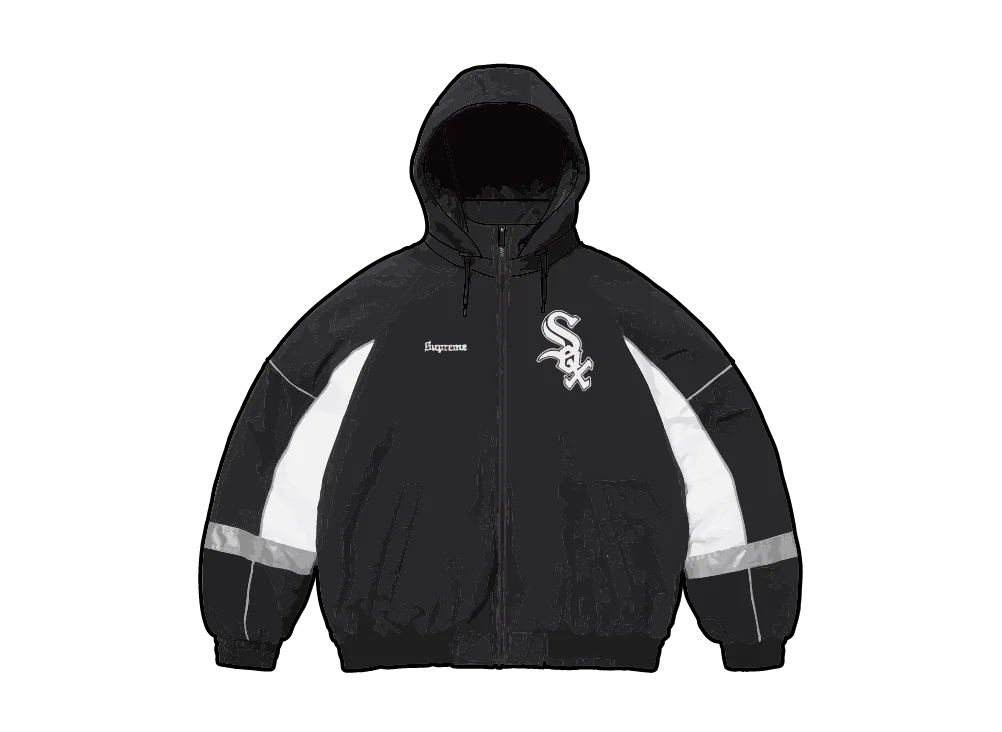 Supreme x Chicago White Sox Stadium Jacket "Black"