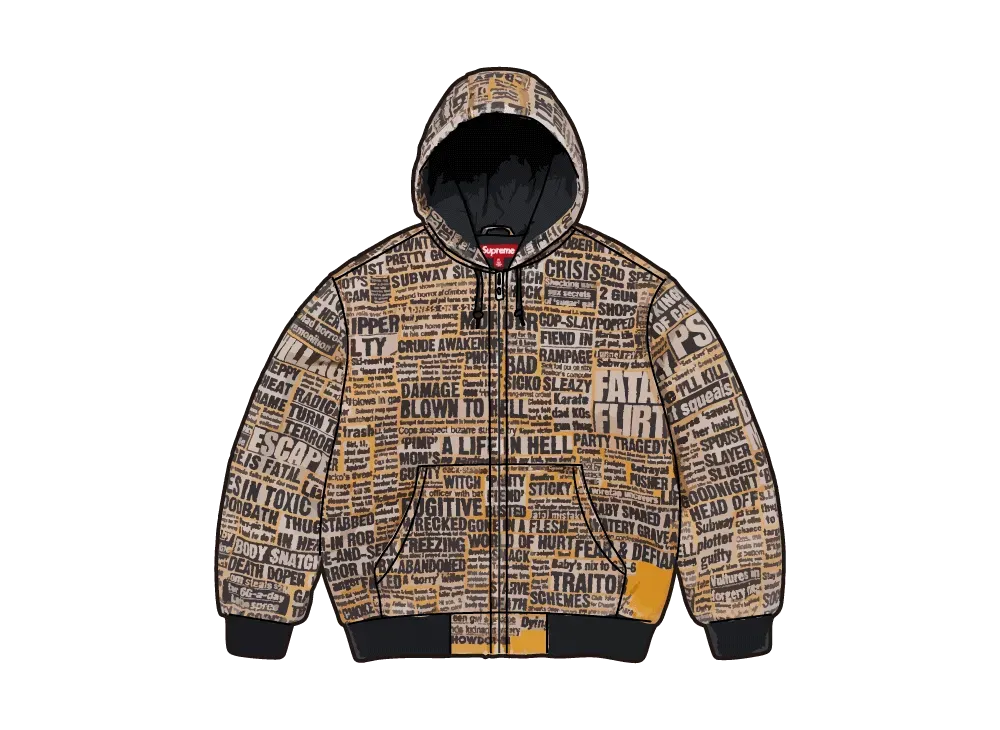 シュプリーム x ダッシュ スノウ フーデッド ワーク ジャケット "マルチ"