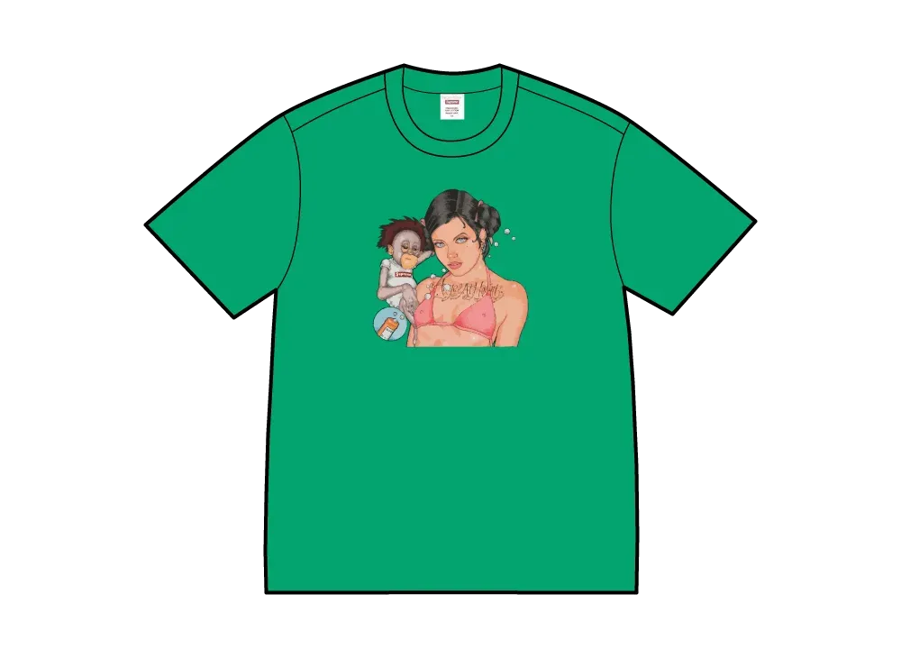 シュプリーム エンジェル Tシャツ "グリーン"