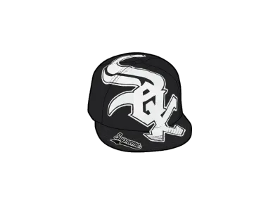 Supreme x Chicago White Sox x New Era Adjustable "Black"