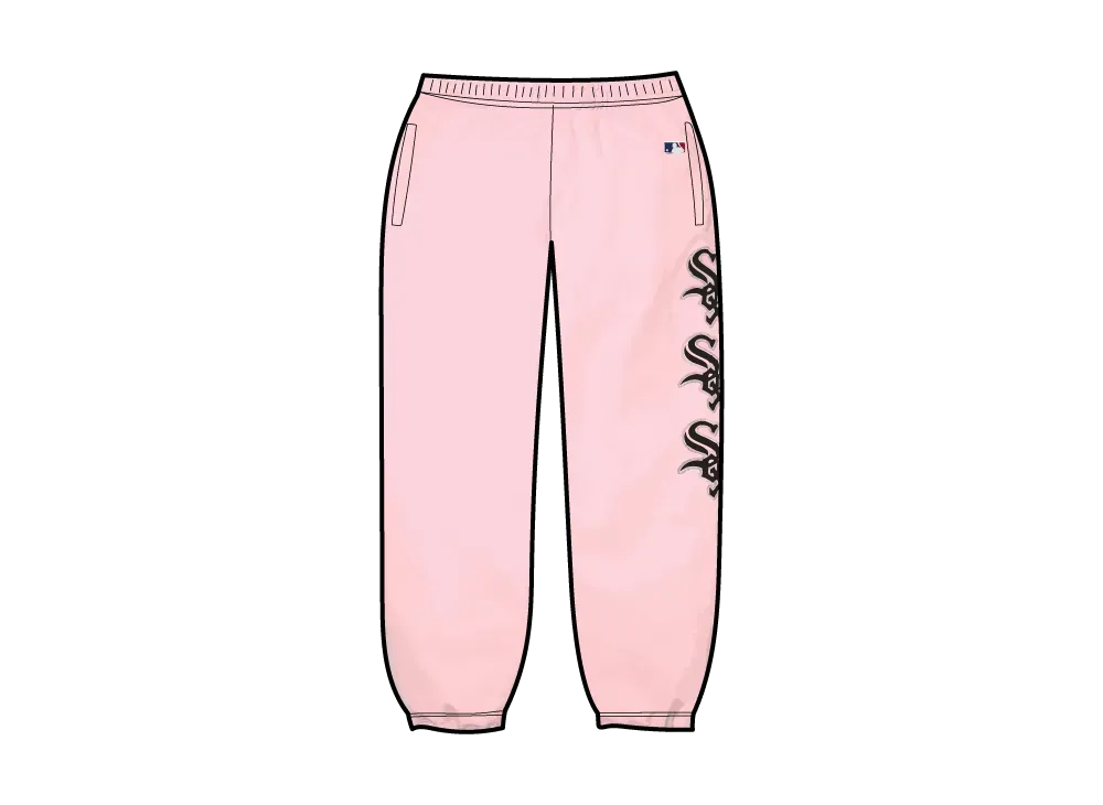 Supreme x Chicago White Sox Sweatpant "Light Pink"