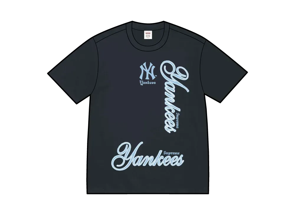Supreme x MLB Teams Tee NY "Navy"