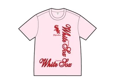 Supreme x MLB Teams Tee Sox "Light Pink"
