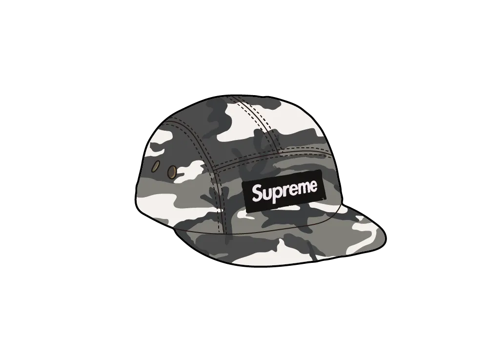 Supreme Military Camp Cap "Snow Camo"