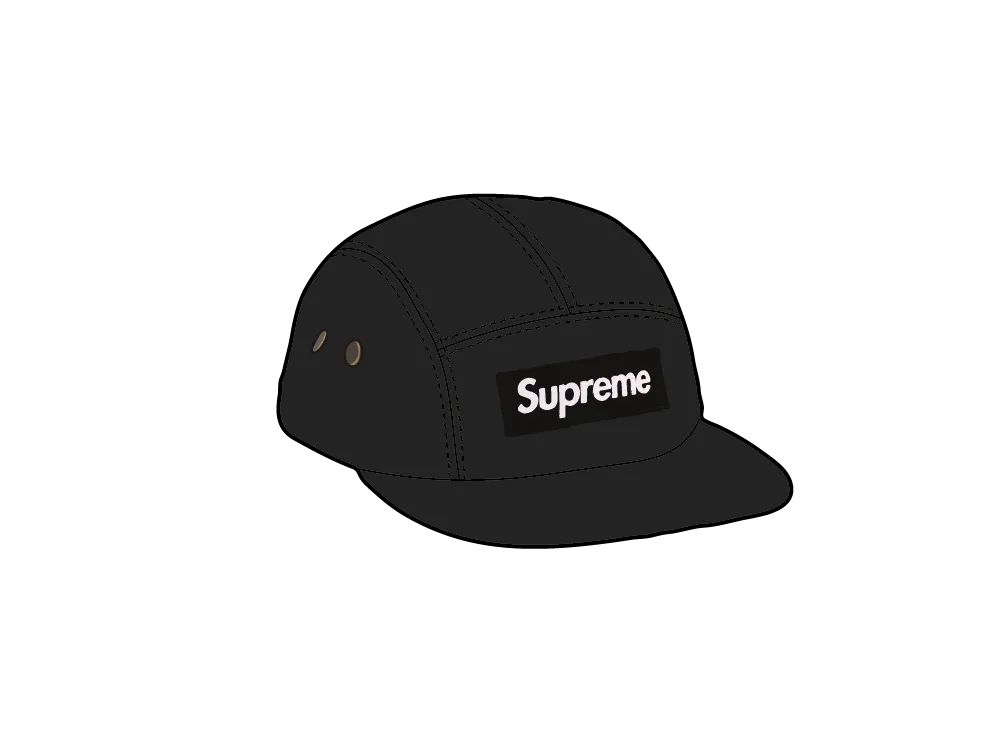 Supreme Military Camp Cap "Black"