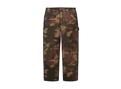 Supreme Wide Wale Corduroy Painter Pant "Woodland Camo"