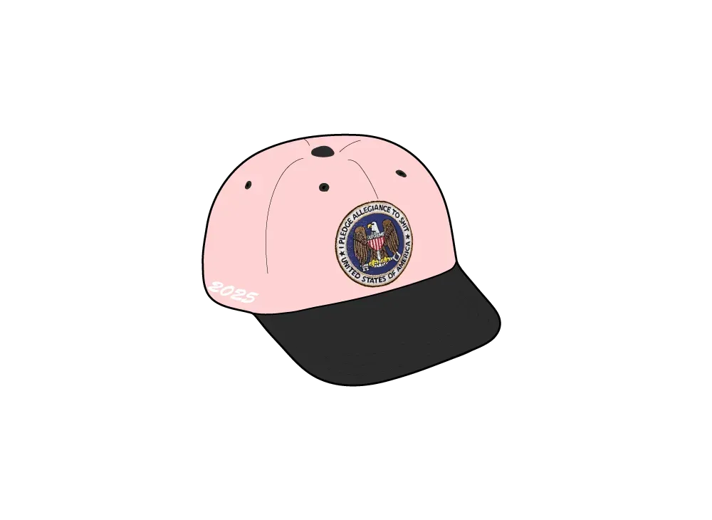 Supreme Pledge Allegiance 6-Panel "Pink"