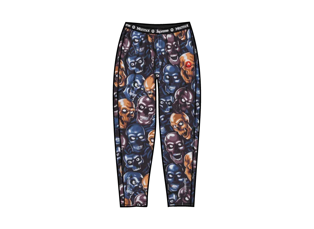 Supreme x Marmot Base Layer Pant "Skull Pile"