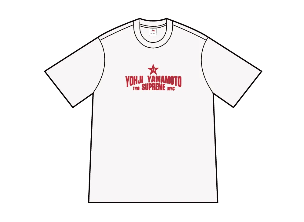 【新品Sサイズ】Supreme®/Y’s Star Tee Supreme Y's by Yohji Yamamoto Star Tee - メルカリ