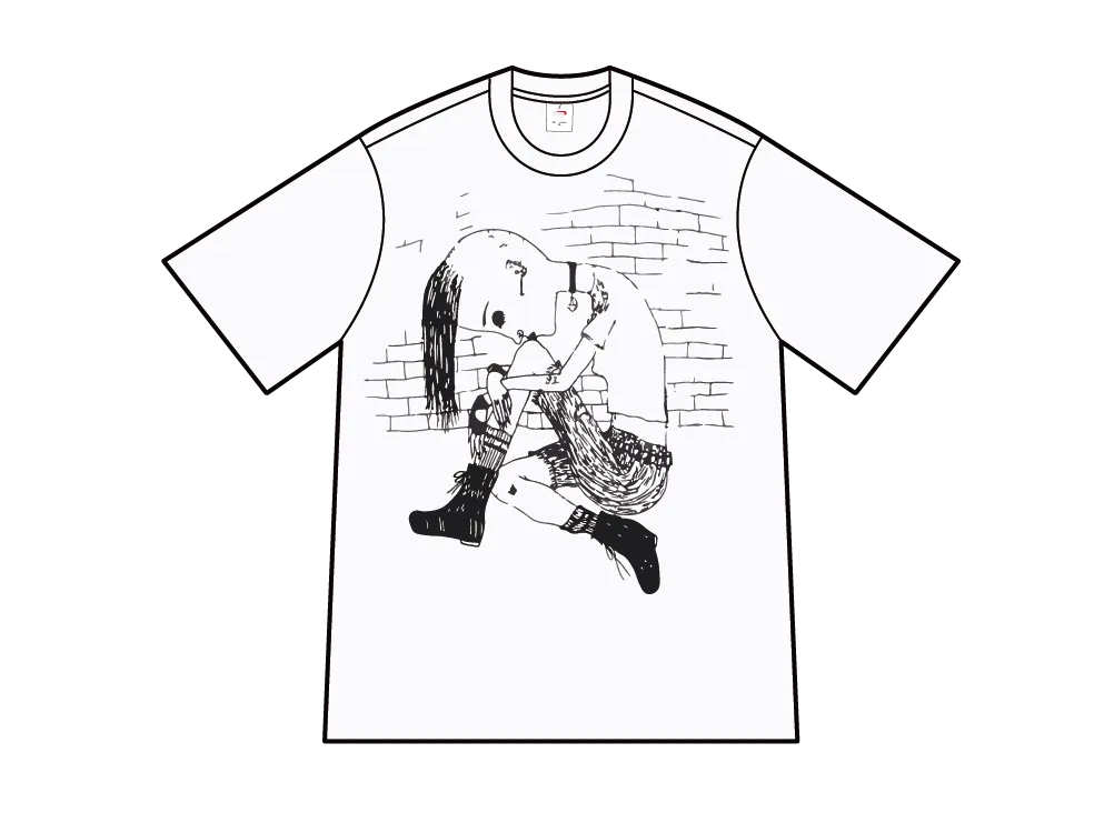 シュプリーム x ワイズバイヨウジヤマモト シンカー Tシャツ "ホワイト"