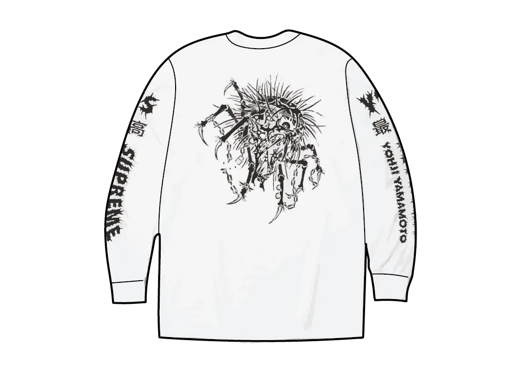 トップス Supreme x Y's by Yohji Yamamoto L/S Tee Supreme x Y's】Yohji Yamamoto L/S Tee 長袖 Tシャツ ロンT