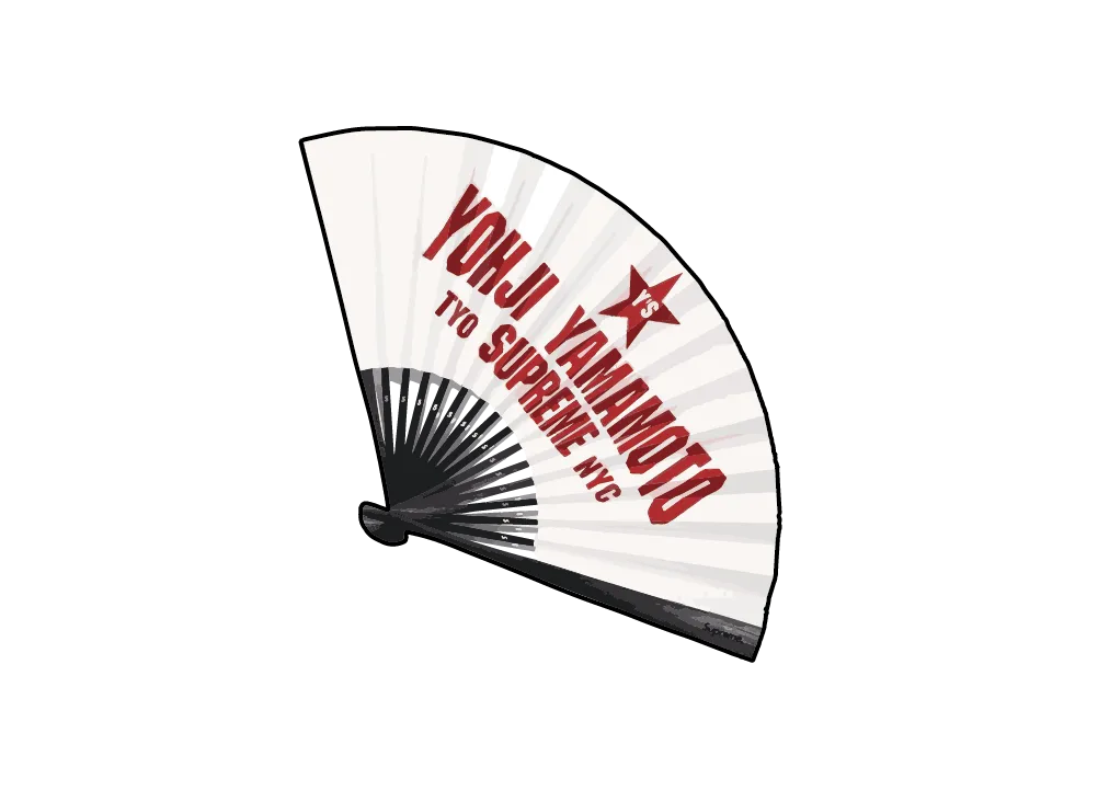 Supreme x Y's by Yohji Yamamoto Hand Fan "White"