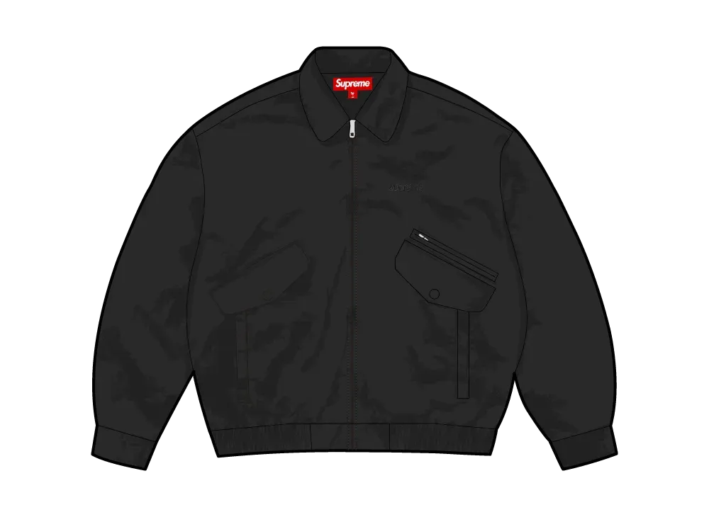 Supreme Hooded Utility Jacket Black