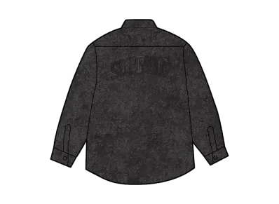 Supreme Shearling Lined Denim Work Shirt "Black" (25FW)
