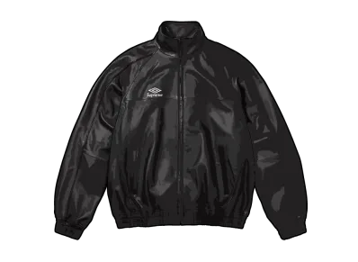 Supreme umbro トラックジャケット スニダン鑑定済 Supreme x Umbro Leather Track Jacket
