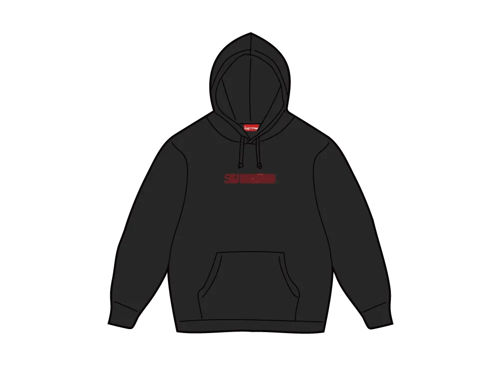 Supreme - モーションロゴ ボード 黒 Supreme - Motion Logo Sticker - ParkSIDER