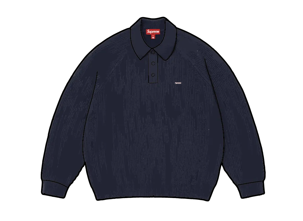 Supreme Small Box Polo Sweater 