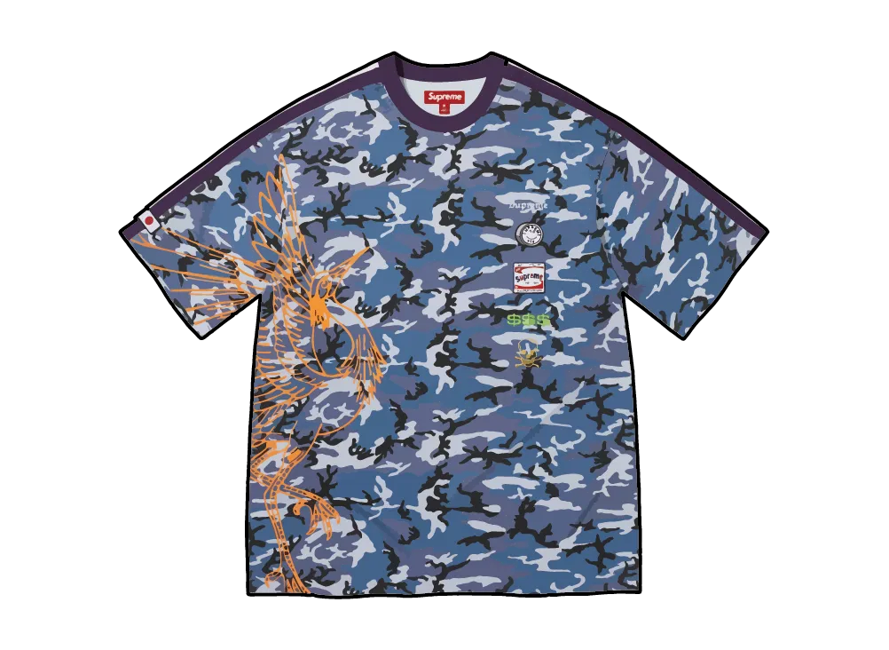 Supreme Crane S/S Top "Blue Camo"