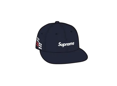 Supreme Bones Box Logo New Era "Navy"