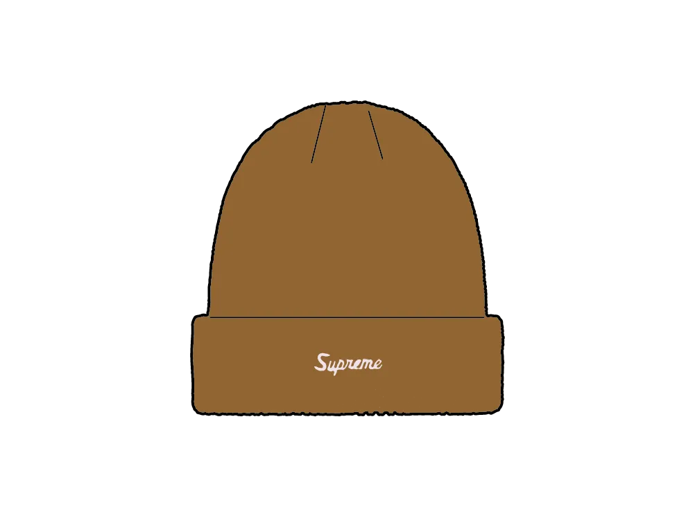 Supreme Loose Gauge Beanie (25FW) "Tan"