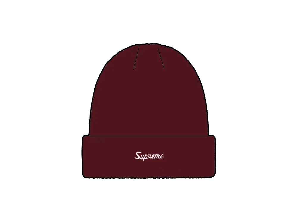 Supreme Loose Gauge Beanie (25FW)  "Cardinal"