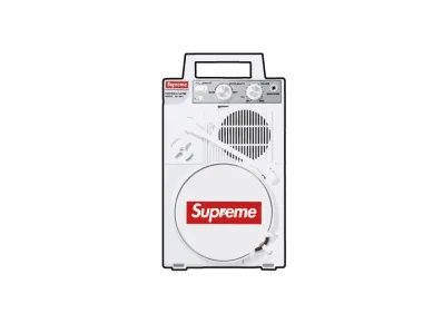 Supreme x ANABAS GP-N3S Portable Record Player "White"