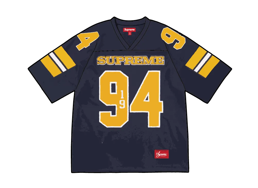 Supreme Sequin Football Jersey 