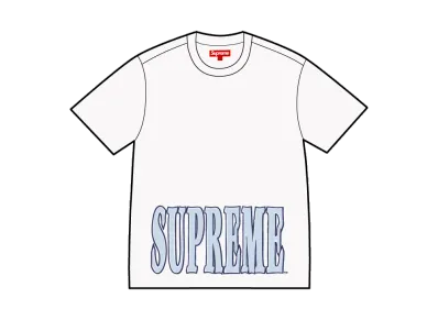 Supreme Cracked Stretch S/S Top "White"