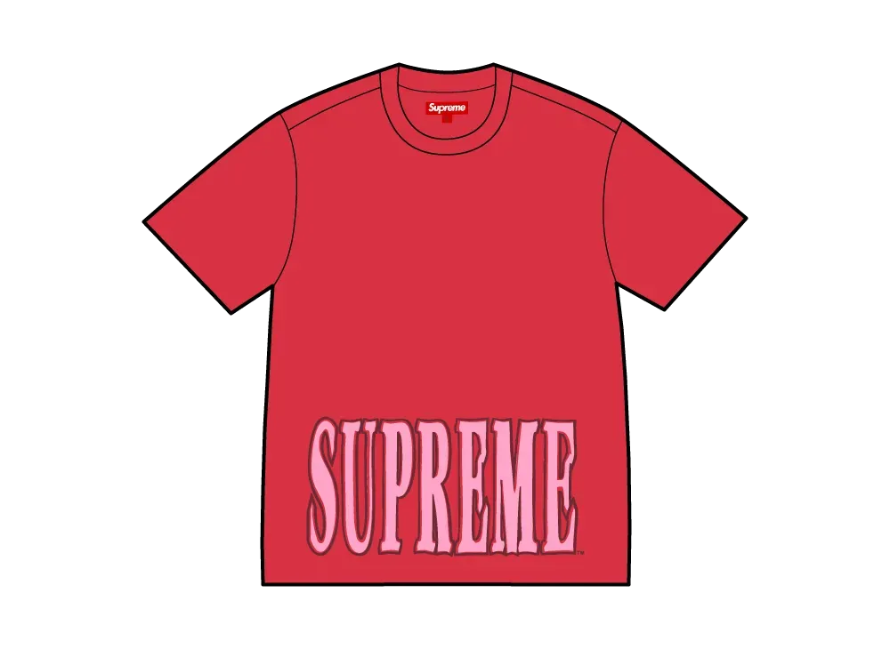 Supreme Cracked Stretch S/S Top "Red"
