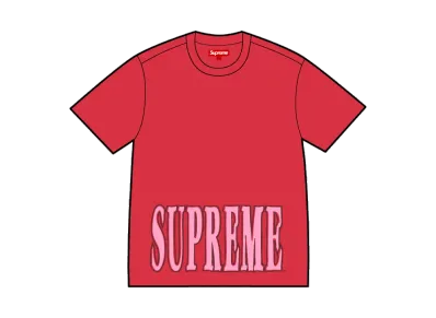 Supreme Cracked Stretch S/S Top "Red"