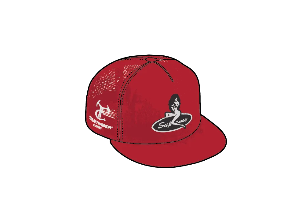 Supreme Pinup Mesh Back 5-Panel Camo Supreme Pinup Mesh Back 5