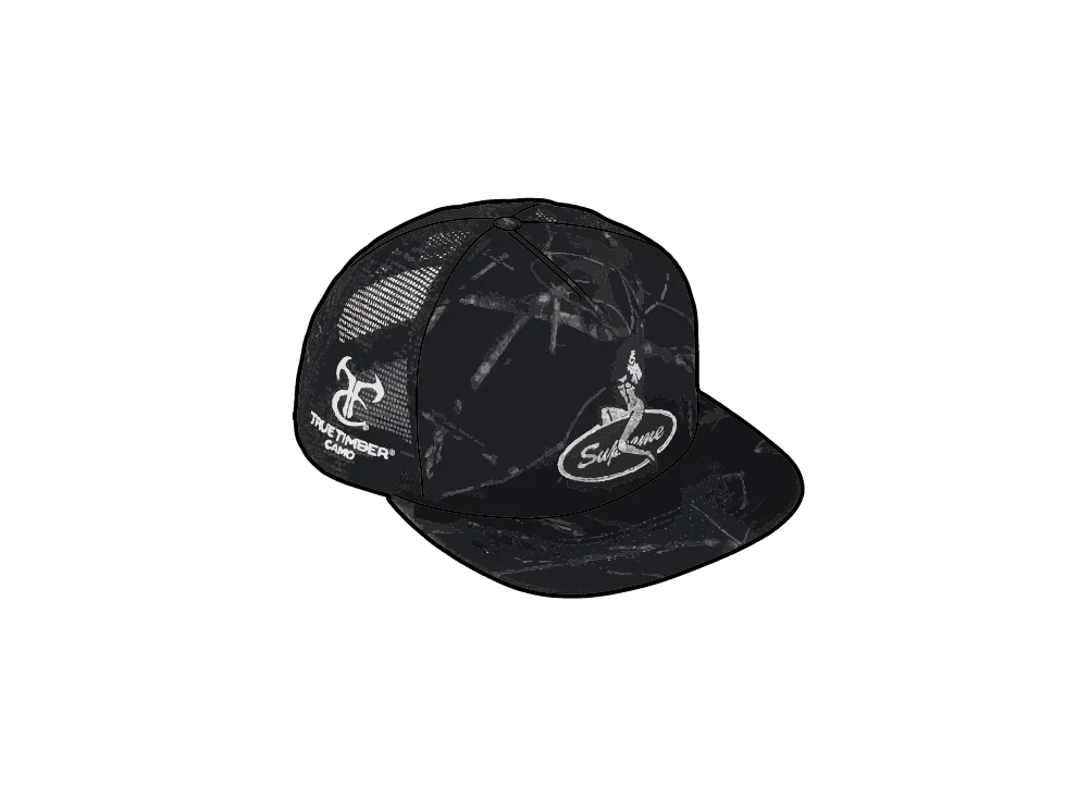 帽子 Supreme Pin Up Mesh Back 5-Panel Black Supreme Pin Up Mesh Back 5-Panel (FW22) - $48