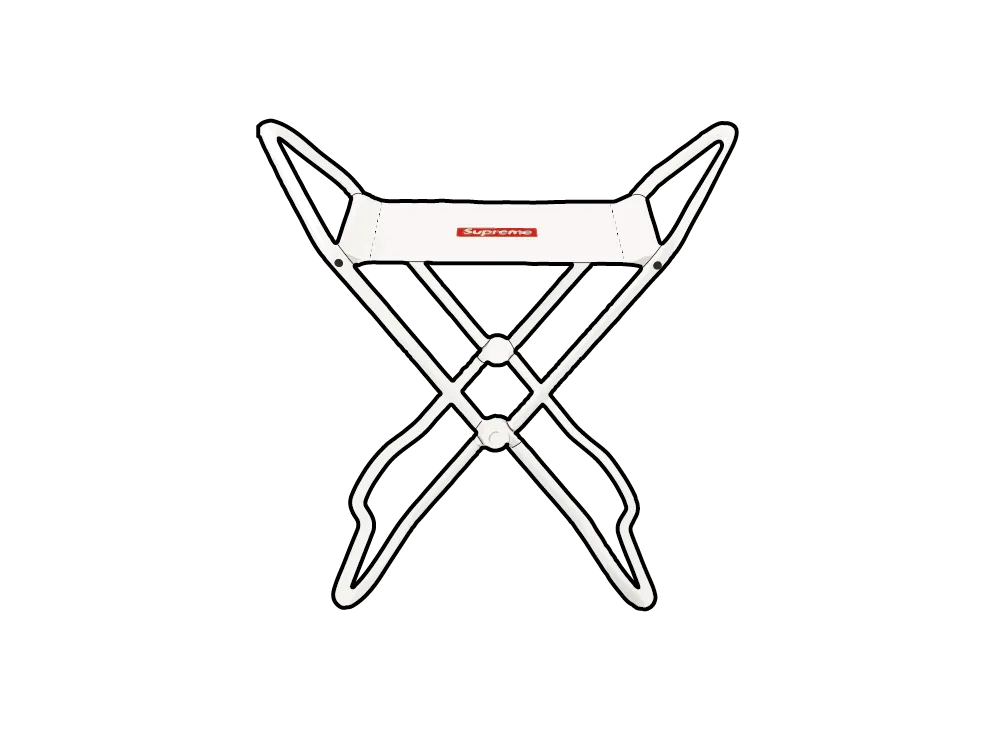 Supreme Lectus New York Stool "White"