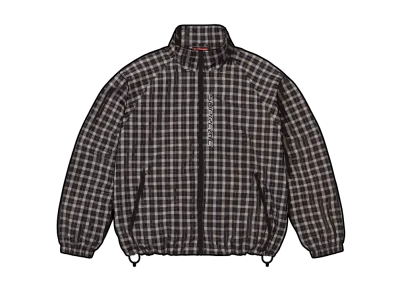 Supreme Plaid Track Jacket Supreme Plaid Track Jacket