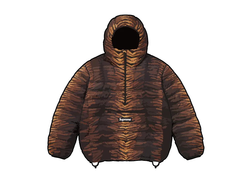 ジャケット・アウター Micro Down Half Zip Hooded Pullover 23AW Week7 Supreme Micro Down Half Zip Hooded Pullover