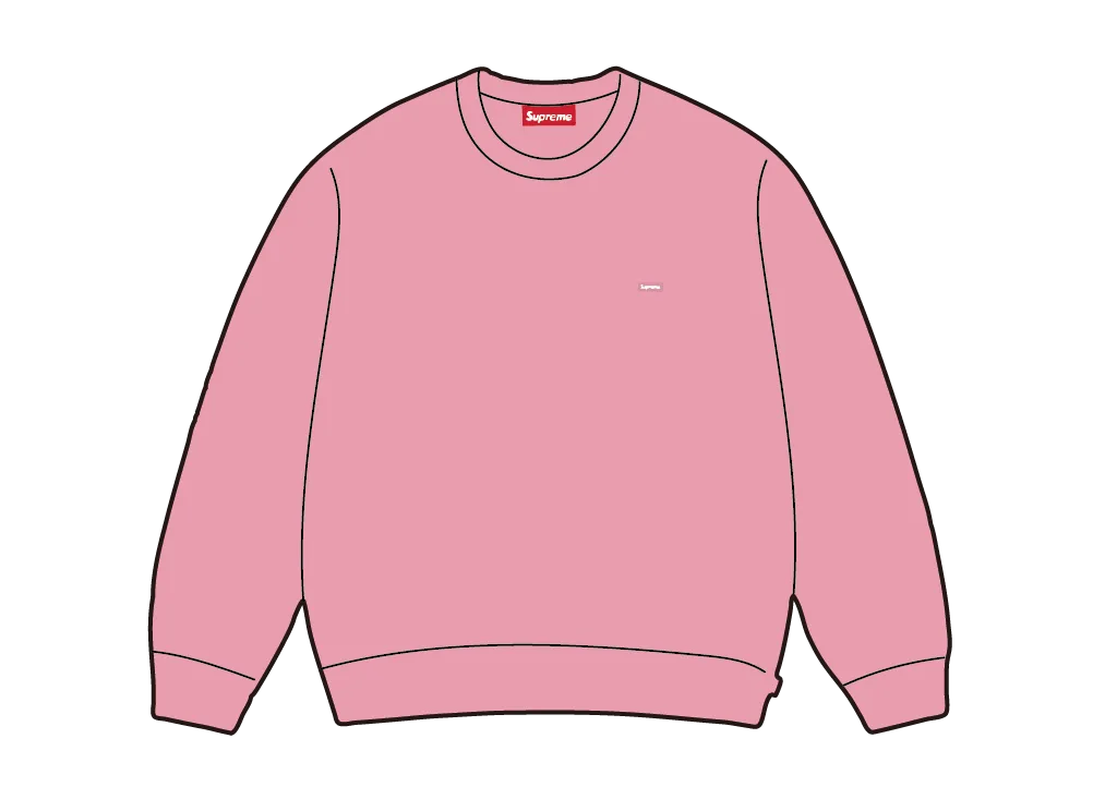 Small Box Crewneck Pink Ｍサイズ ピンク Small Box Crewneck - Shop - Supreme