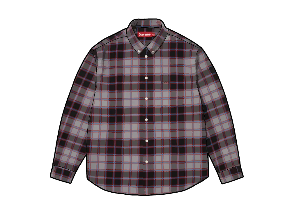 Supreme Plaid Flannel Shirt 