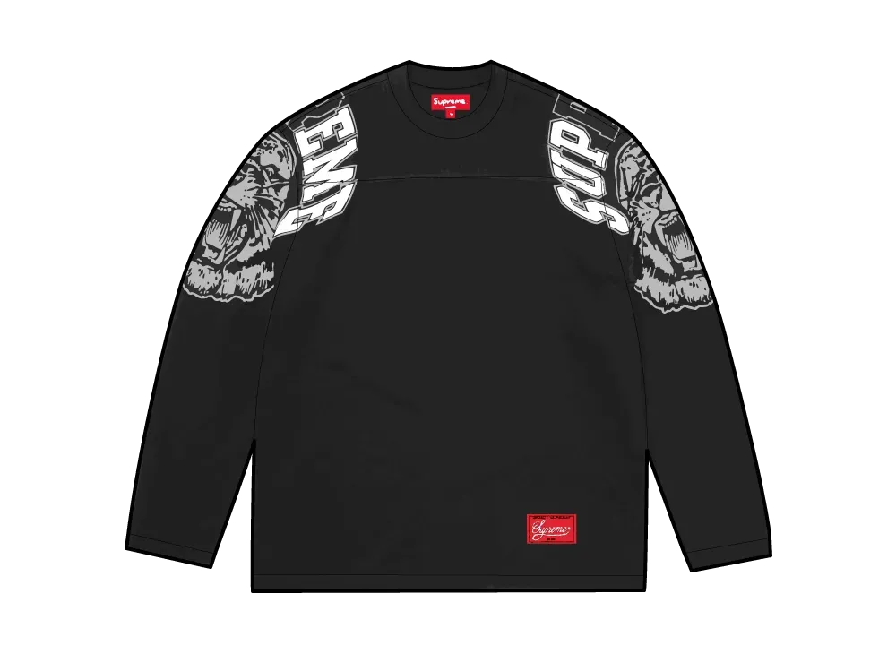 Supreme Mascot L/S Football Top "Black"