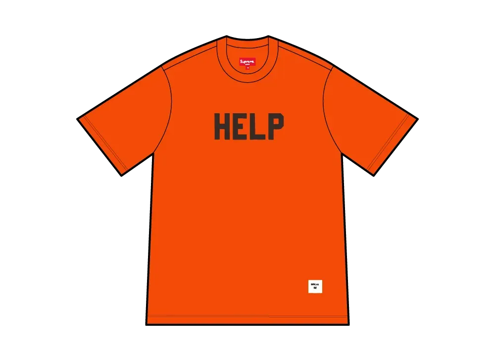 Supreme Help S/S Top "Orange"