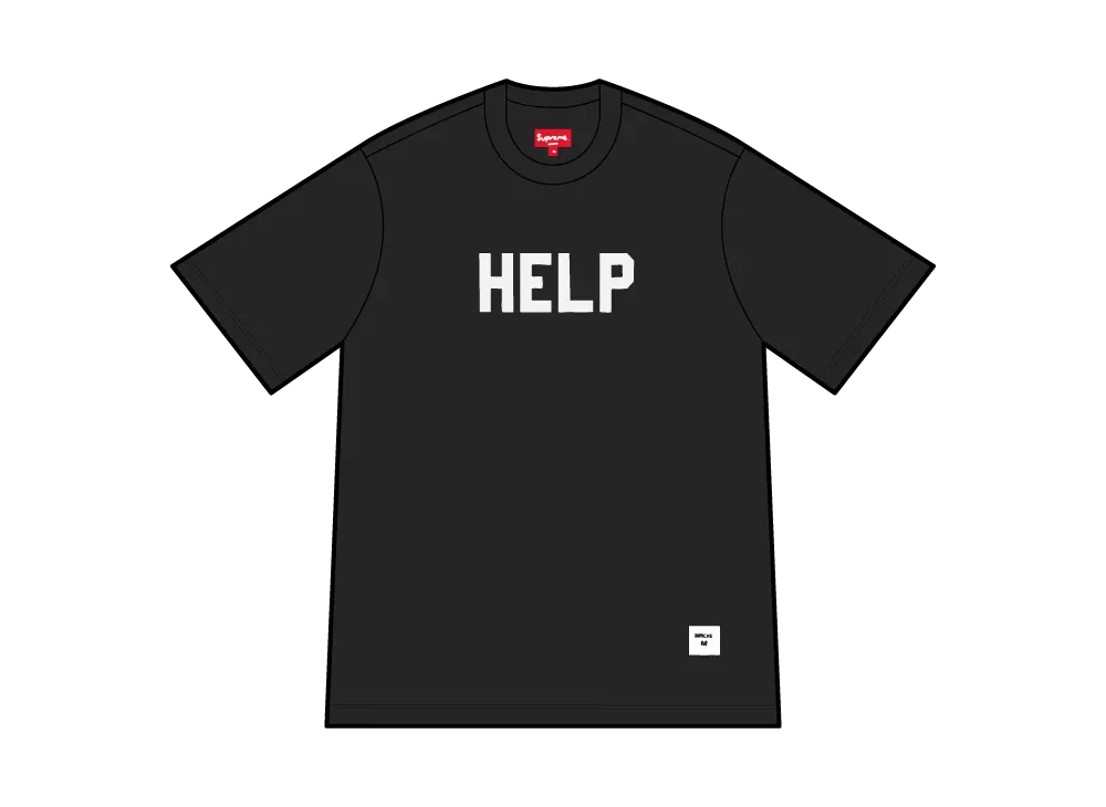 Supreme Help S/S Top "Black"